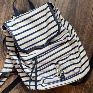 Rebecca Minkoff Bikeshare Backpack in Azure Stripe